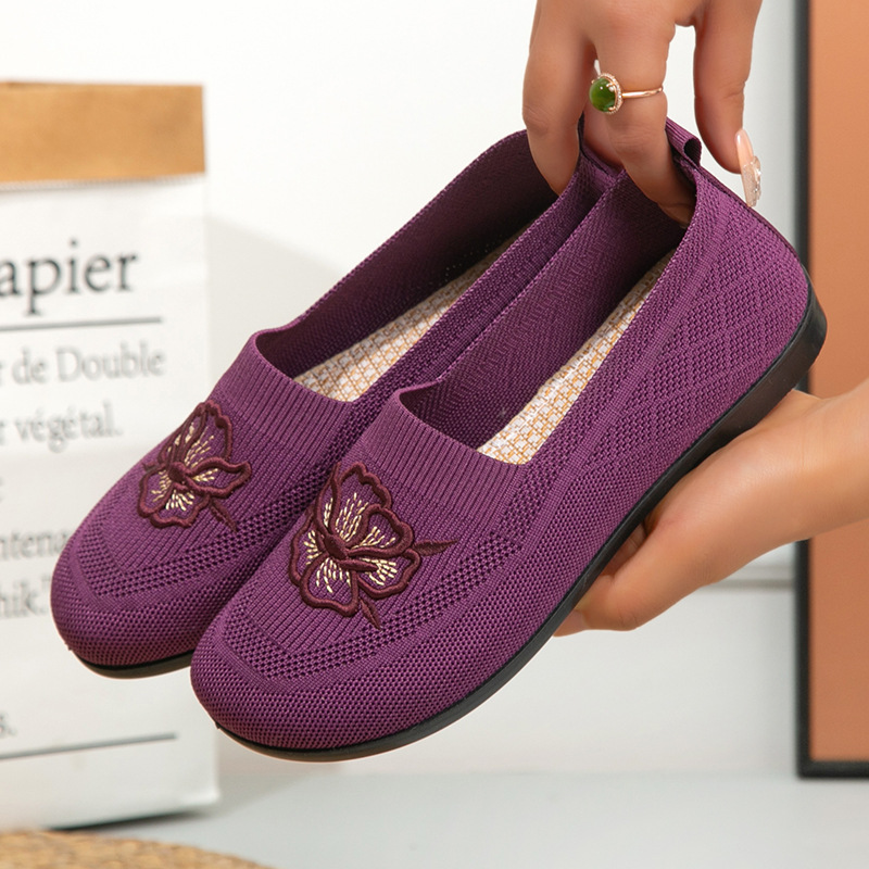 Embellish Knit - Sapatos de malha para mulher, estilo