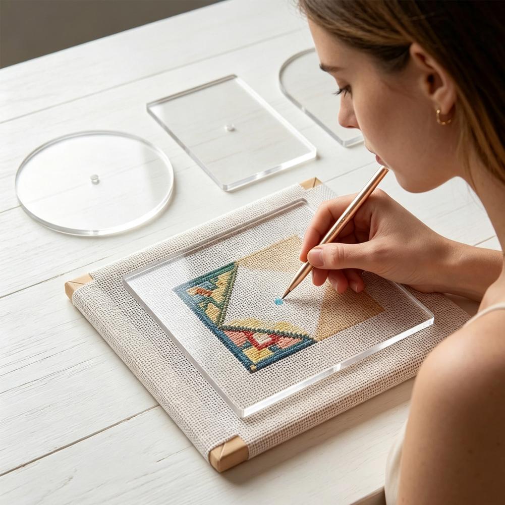 Conjunto de 5 Moldes de Acríli - Embroidery Craft avaliação e preço