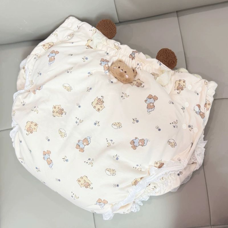 Fraldas de pano de algodão par - Embellish Knit avaliação e preço