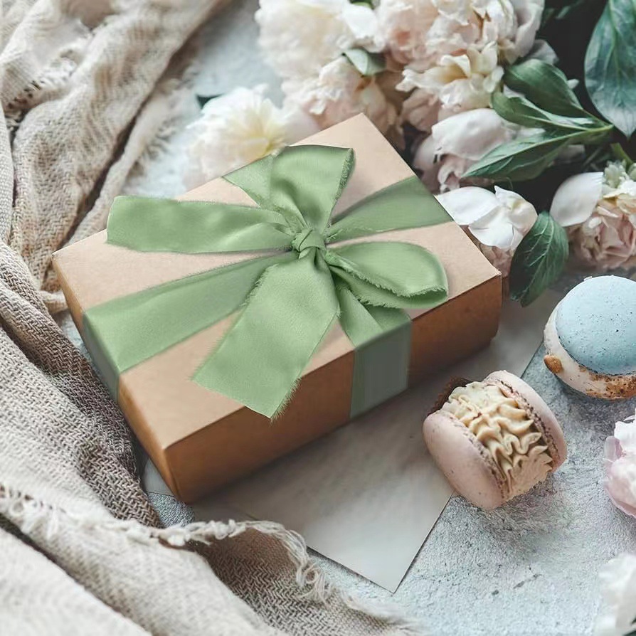 Fita de Cetim de Seda, 3 Rolos - Organza Ribbon Spool avaliação e preço