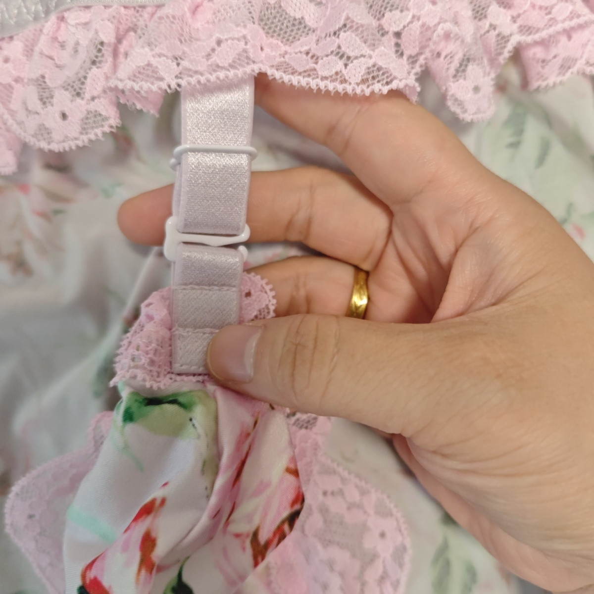 Cuecas masculinas florais, fei - Elastic Lace Trim avaliação e preço